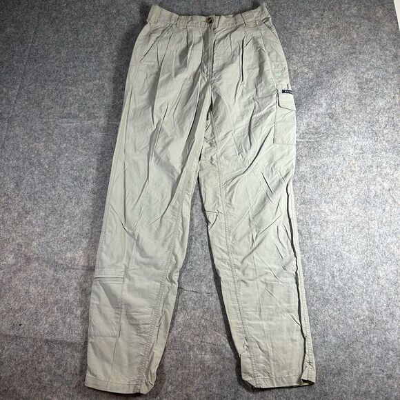 ExOfficio Pants Womens 6 Nylon Cargo Beige Outdoor Hiking Camping Stretch - Picture 1 of 10